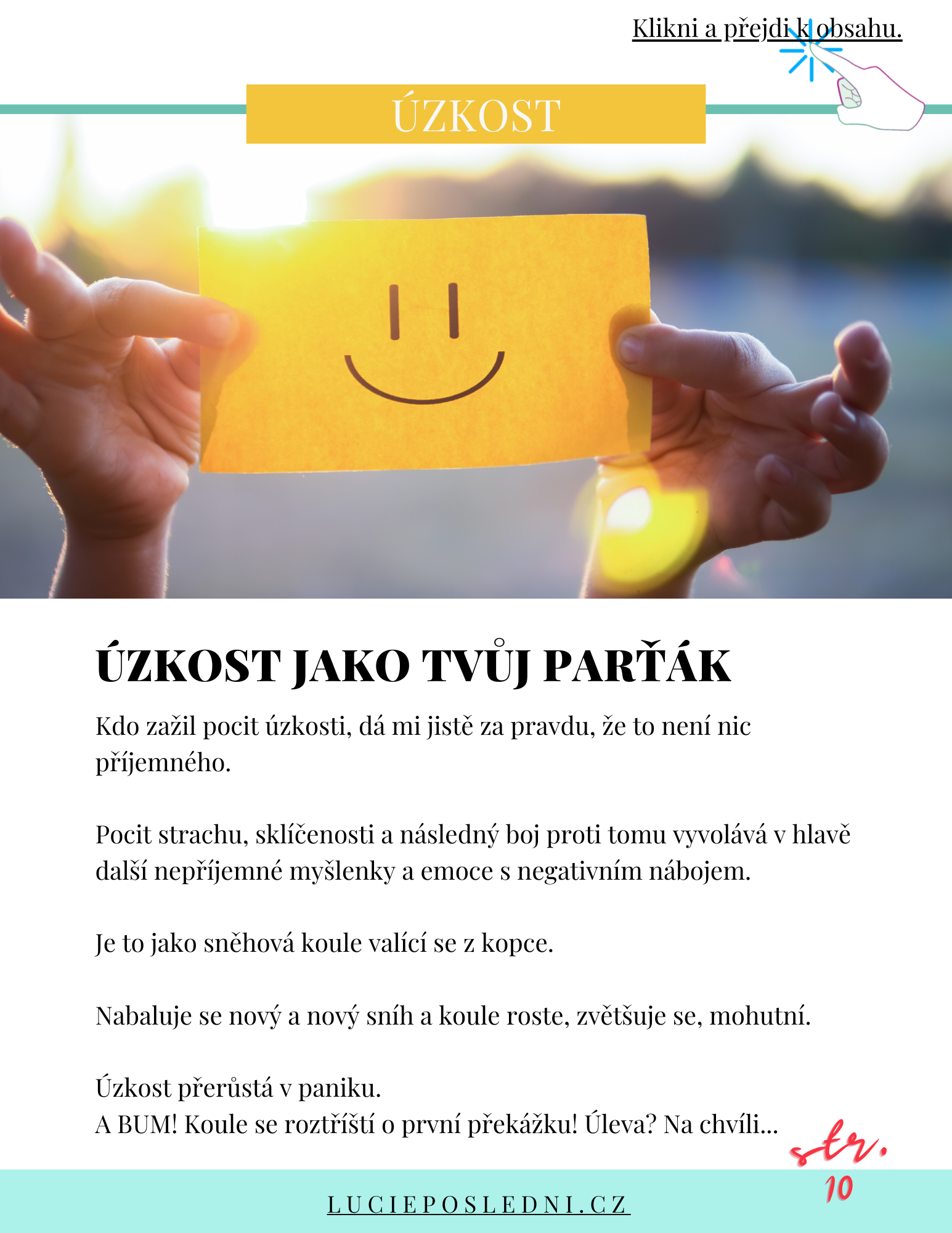 zatoč s úzkostí